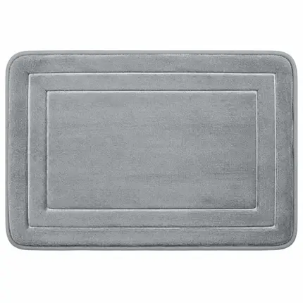 Tapete Comfort 3D 43X61cm Antiderrapante Cinza Vizapi