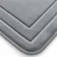 Tapete Comfort 3D 43X61cm Antiderrapante Cinza Vizapi