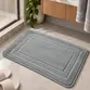 Tapete Comfort 3D 43X61cm Antiderrapante Cinza Vizapi