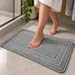 Tapete Comfort 3D 43X61cm Antiderrapante Cinza Vizapi