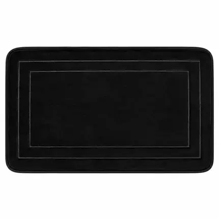 Tapete Comfort 3D 43X61cm Antiderrapante Preto Vizapi