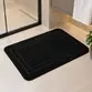 Tapete Comfort 3D 43X61cm Antiderrapante Preto Vizapi