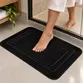 Tapete Comfort 3D 43X61cm Antiderrapante Preto Vizapi