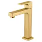 Torneira Bica Média para Banheiro Fani Retta Dourado Fosco 1312 DV330