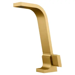 Torneira de Mesa Bica Alta para Banheiro Fani Essence Dourado Fosco 1195 DV420