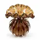 Vaso Decorativo em Cristal Murano Toscana Bronzita