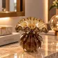 Vaso Decorativo em Cristal Murano Toscana Bronzita