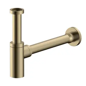 Sifão 1 1/4 Lexxa Ouro Escovado LX28114OE