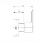 Acabamento de Registro para Base Deca e Meber 1/2" e 3/4" Lexxa Ouro Escovado LX1001OE