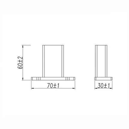 Cabide Lexxa Straight Ouro Escovado LX7165OE