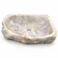 Cuba de Apoio 48x30cm Esculpida em Cristal Ônix Branco